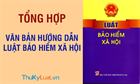 Tổng hợp văn bản hướng dẫn Luật Bảo hiểm xã hội 2014